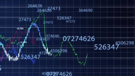 Animation-Der-Datenverarbeitung-Auf-Blauem-Hintergrund