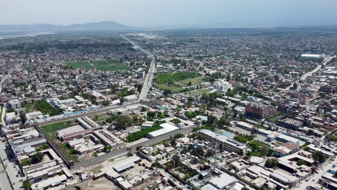 the Beauty of Jalalabad City from a Height