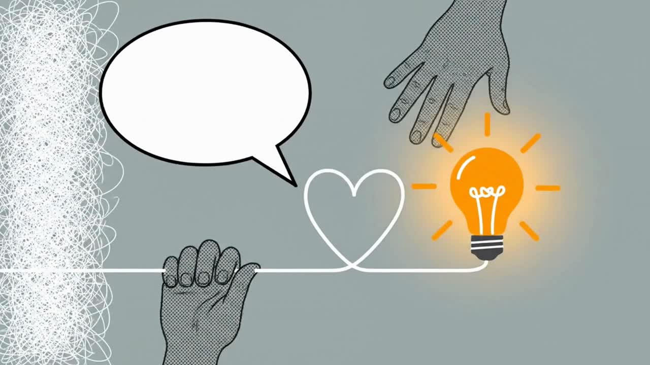 Mental Health and Therapy Concept with Support and a Clear Idea