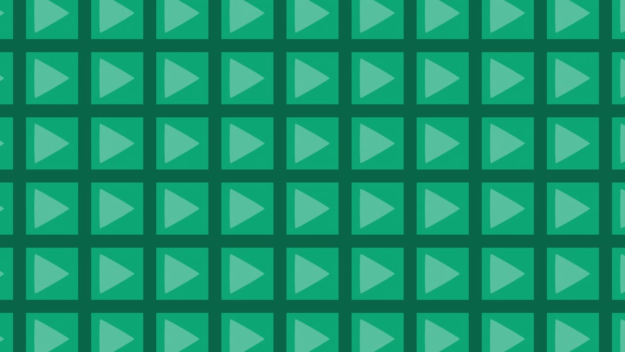 Grønt pixelmønster med pile