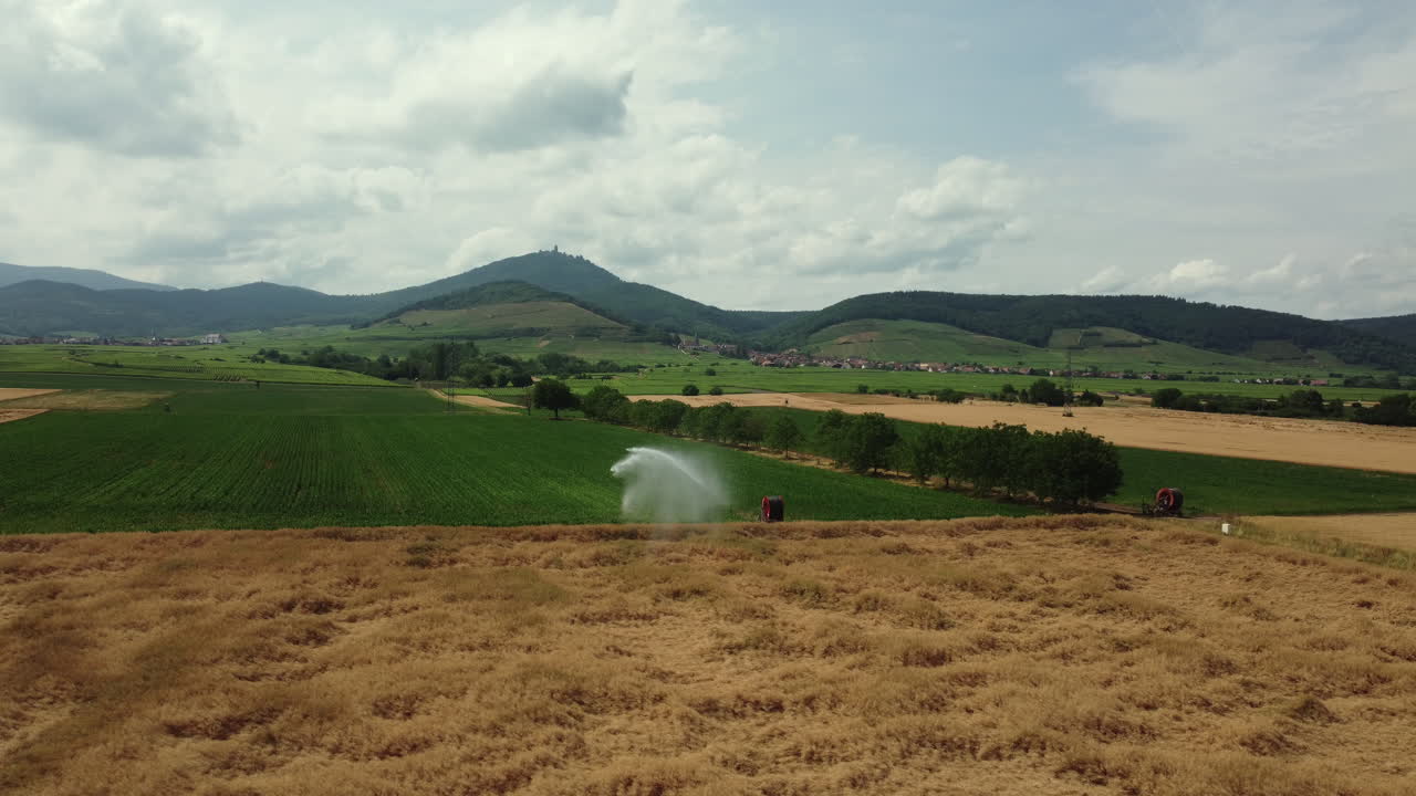 Rural Landscape with Irrigation
