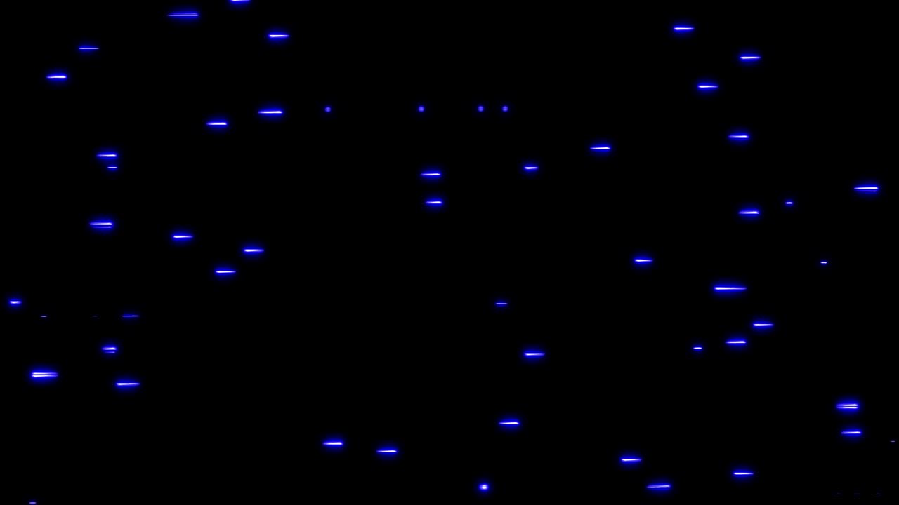 Abstract motion background shining neon particles. 2D Particles Seamless Loop 4K Video.