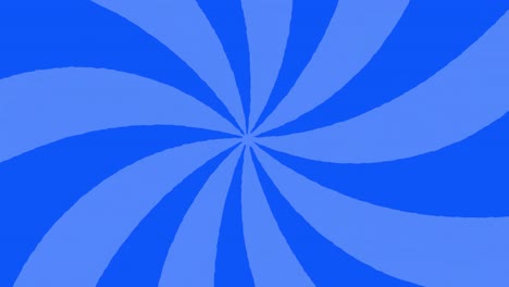 Stripes-rotating-and-moving-against-blue-background