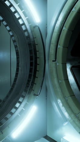 futuristic airlock doorway