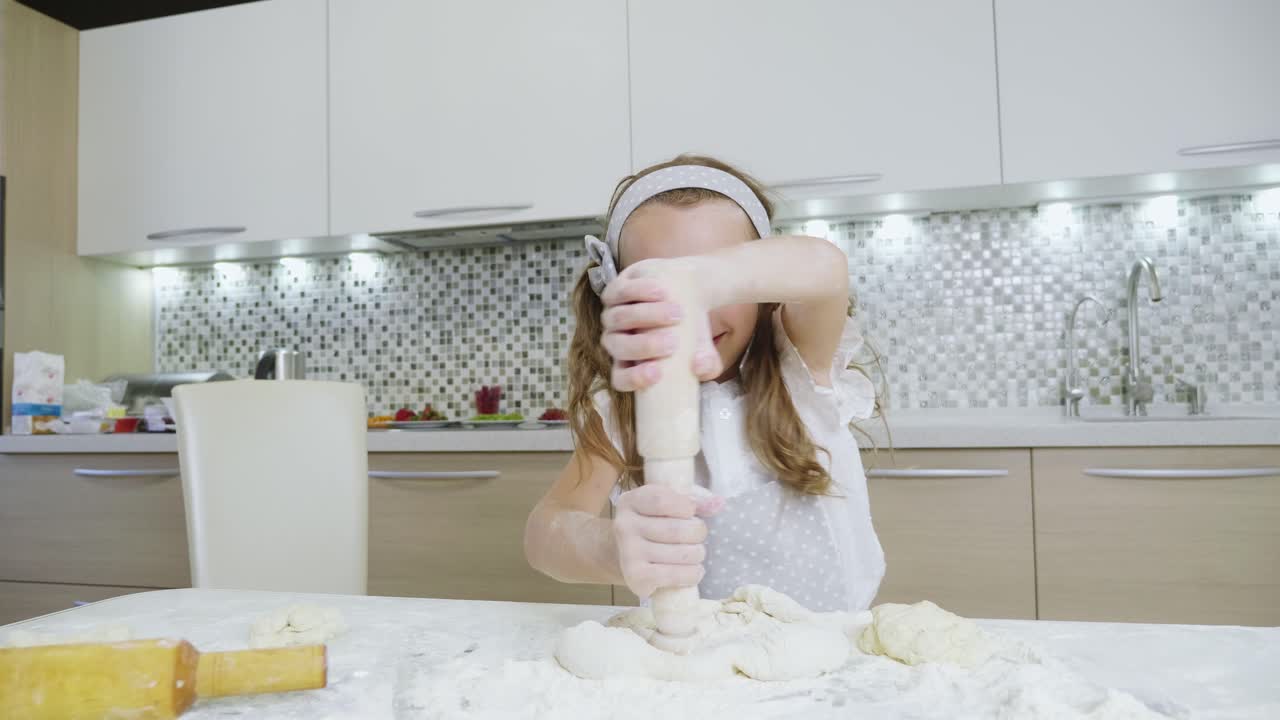 Little Girl Baking