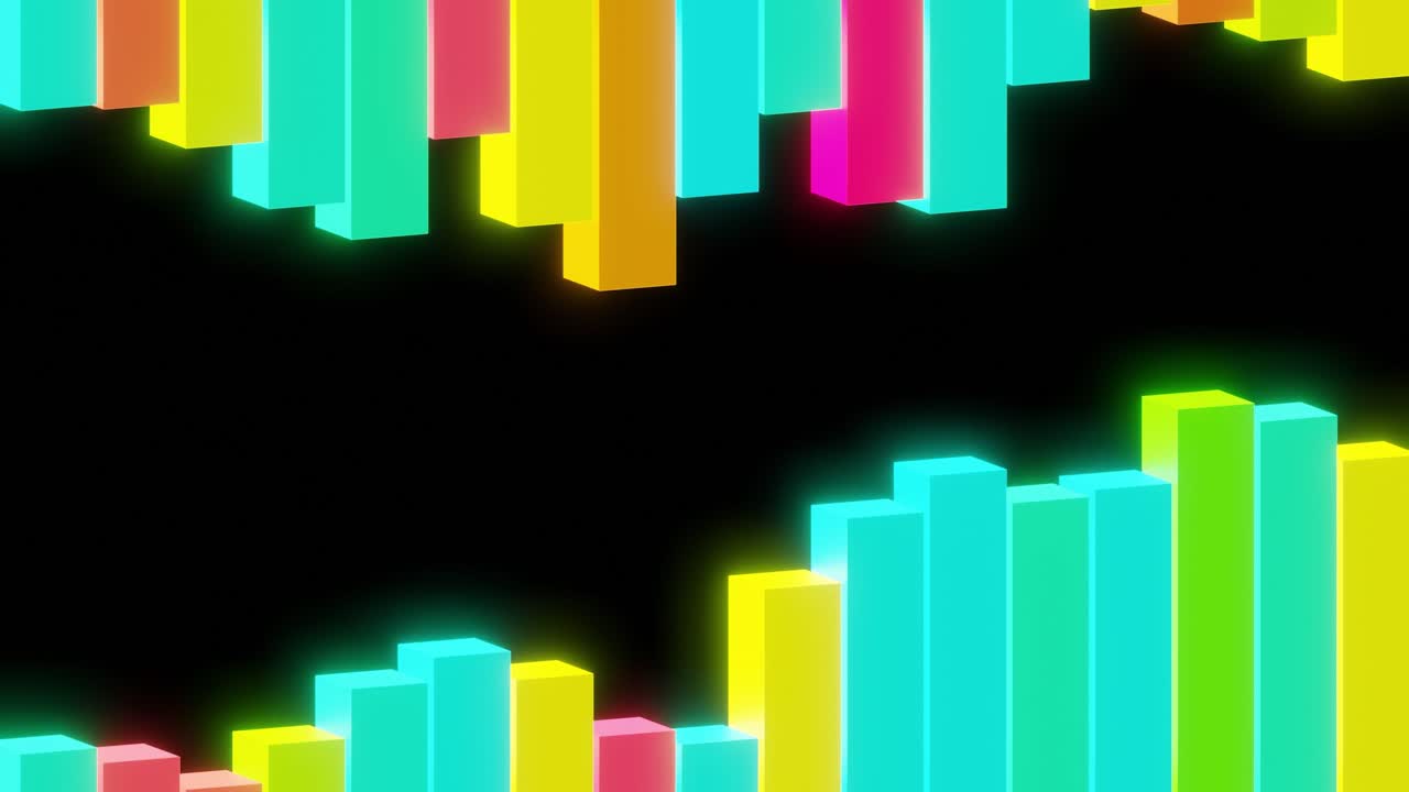 Fondo geométrico abstracto colorido