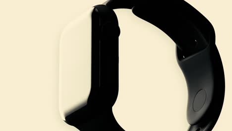 closeup of a black apple watch