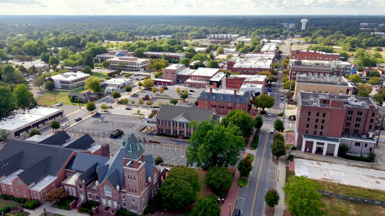 vista aérea de un paisaje urbano