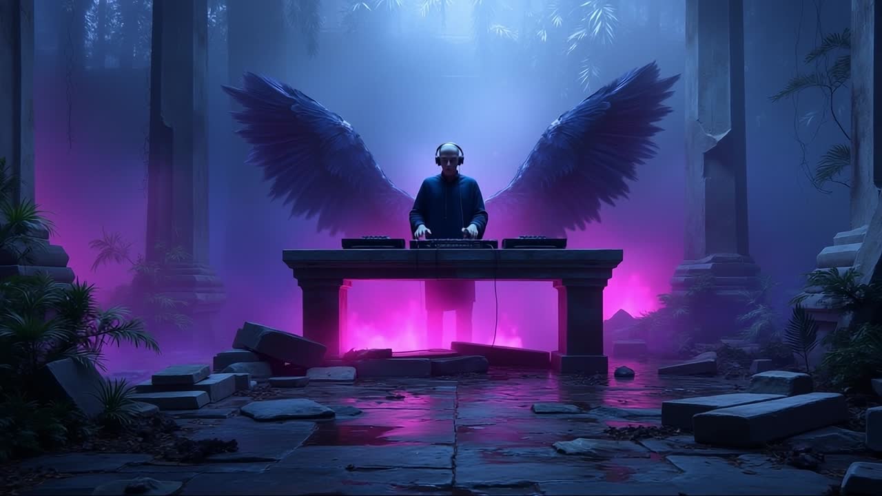 Angel DJ at Neon Altar
