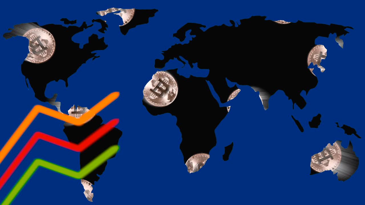 las tasas de bitcoin están aumentando en este mapa mundial