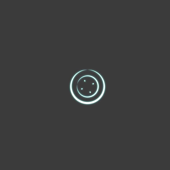 Minimalist Dark Grey Backgrounds with Abstract Glowing Circle