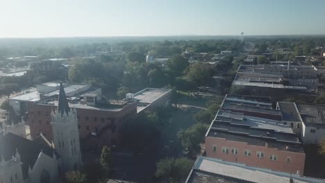 antena del centro de shelby carolina del norte en 4k