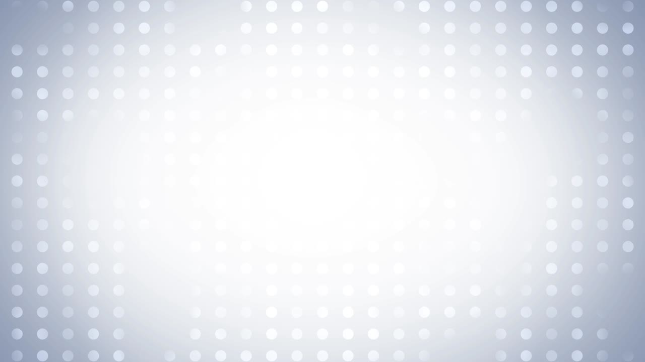 4k 3d panel blanco led bombilla partículas abstractas bucle de fondo con círculos de animación en la pantalla led.