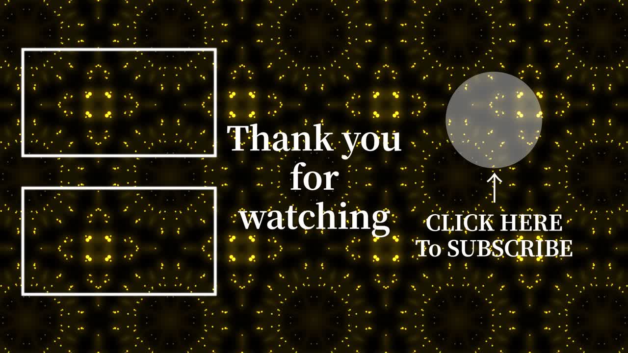 입자 반이는 칼레도스코프 엔드 카드 엔딩 스크린 모션 그래픽