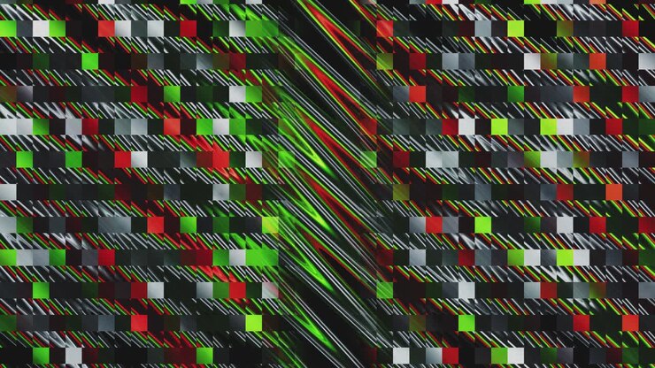 Caleidoscopio in movimento. Grafica in movimento 4K