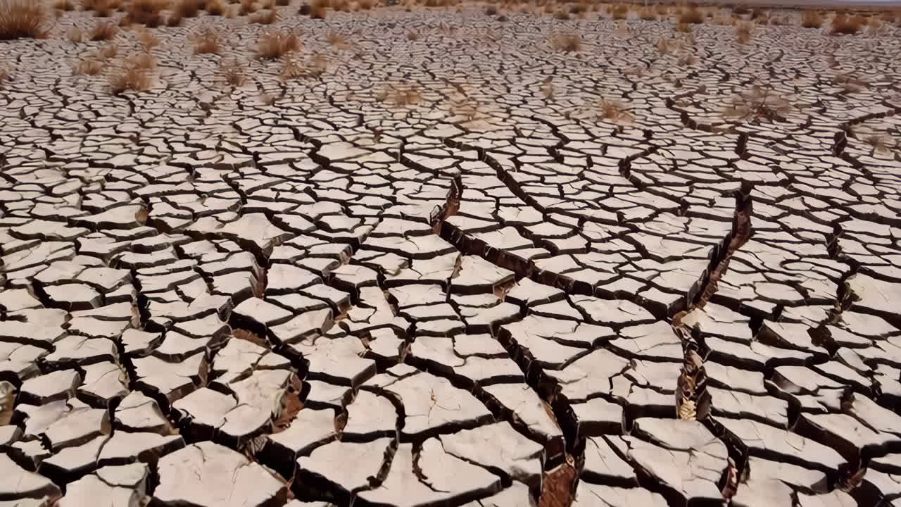 tierra agrietada seca