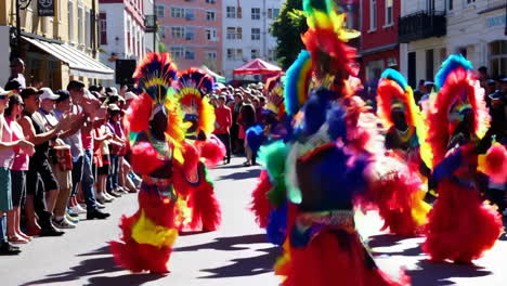 colorful carnival parade