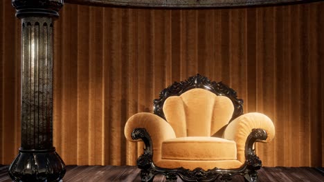 luxurious-theater-curtain-stage-with-chair