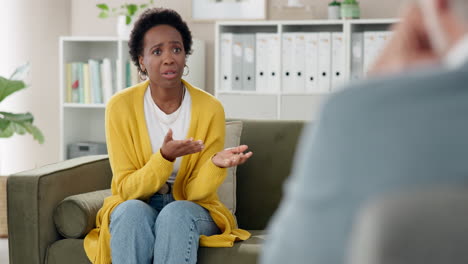 woman in therapy session