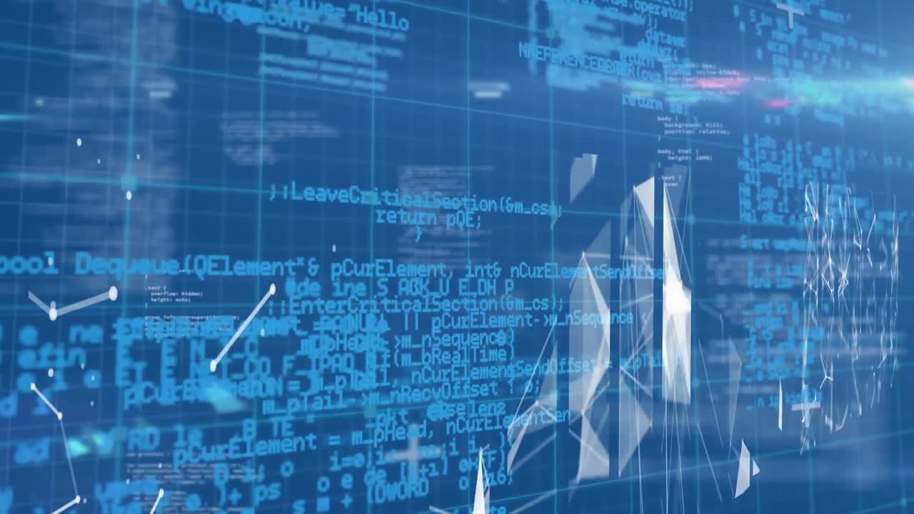 animación de la red de conexiones y procesamiento de datos científicos