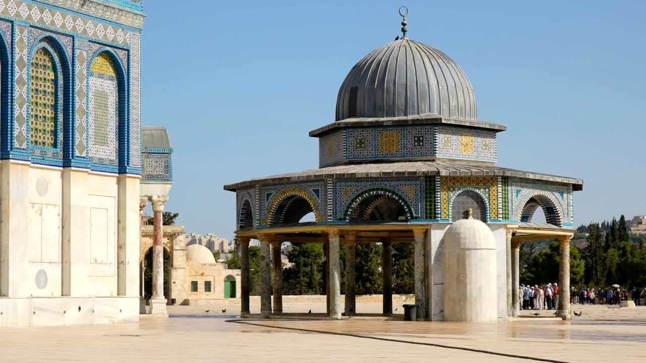 cúpula de la casa de oración de la cadena en jerusalén