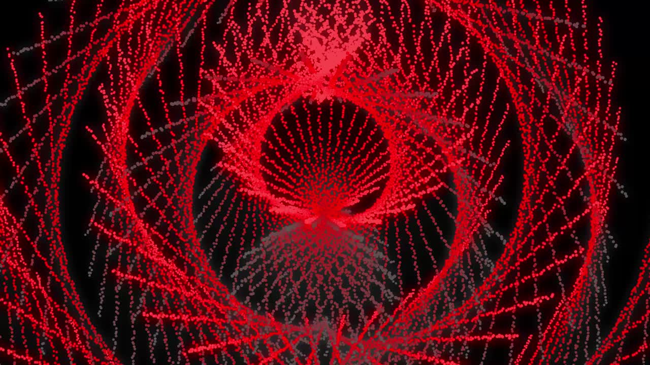 무지개 색상 변경 점 모양 패턴 애니메이션