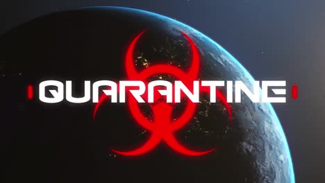 Quarantäne-Coronavirus-Warnung-über-Der-Erde.