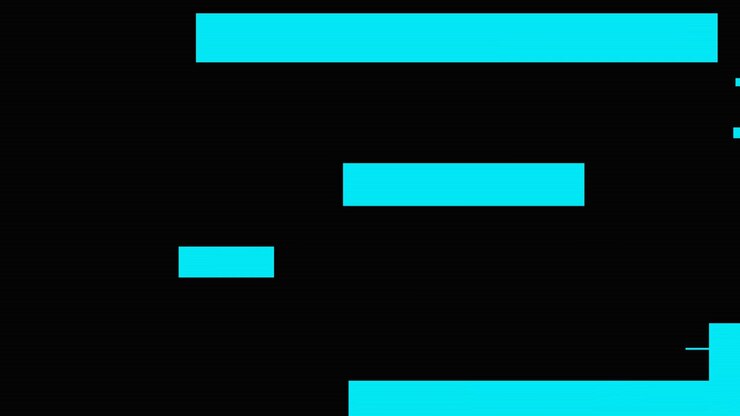 Abstract Digital Glitch Transition Effects with Geometric Patterns