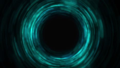 fondo generado por computadora con un giro radial. embudo de renderización 3d de partículas y ondas de colores