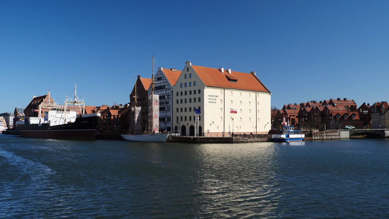 Il Museo Marittimo Nazionale a Danzica, Polonia.