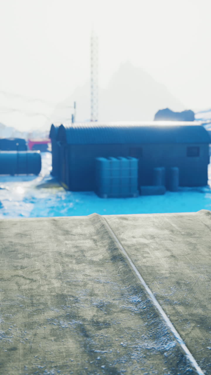 눈 인 풍경 에서 눈으로 인 건물 들