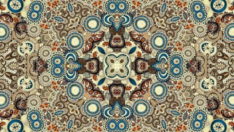 kaleidoskop artystyczny tło. piękna tekstura kaleidoskopowa. abstrakcyjna animacja z pętlą kaleidoskopową