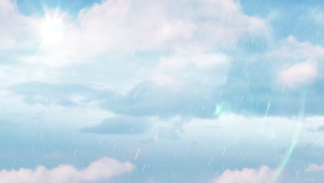 Blue-sky-with-rain-and-clouds-4k