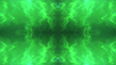 kaleidoscope dynamic sci-fi psychedelic green background