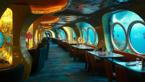 underwater restaurant dining experience