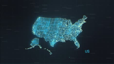 usa map with world map