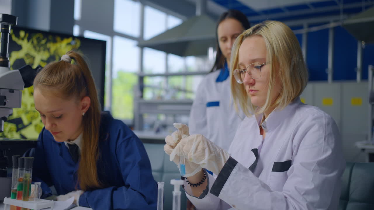 experimento de laboratorio de ciencias