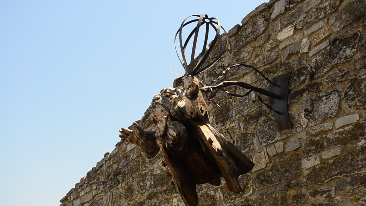 Scatto di un muro in fortezza. Fortezza di Kamenetz-Podolsk, Ucraina