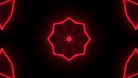 animación de fondo de brillo de neón de bucle sin costuras abstracta