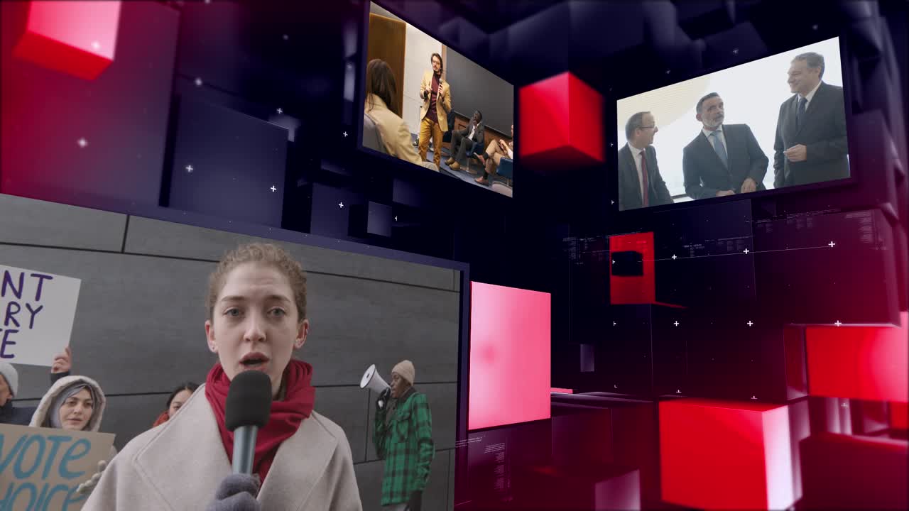 Intros &amp; Outros video template - 10 Media placeholders,2 Text placeholders,Color control,Full HD