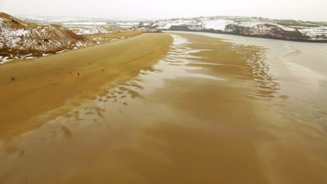 vista aérea del mar 4k