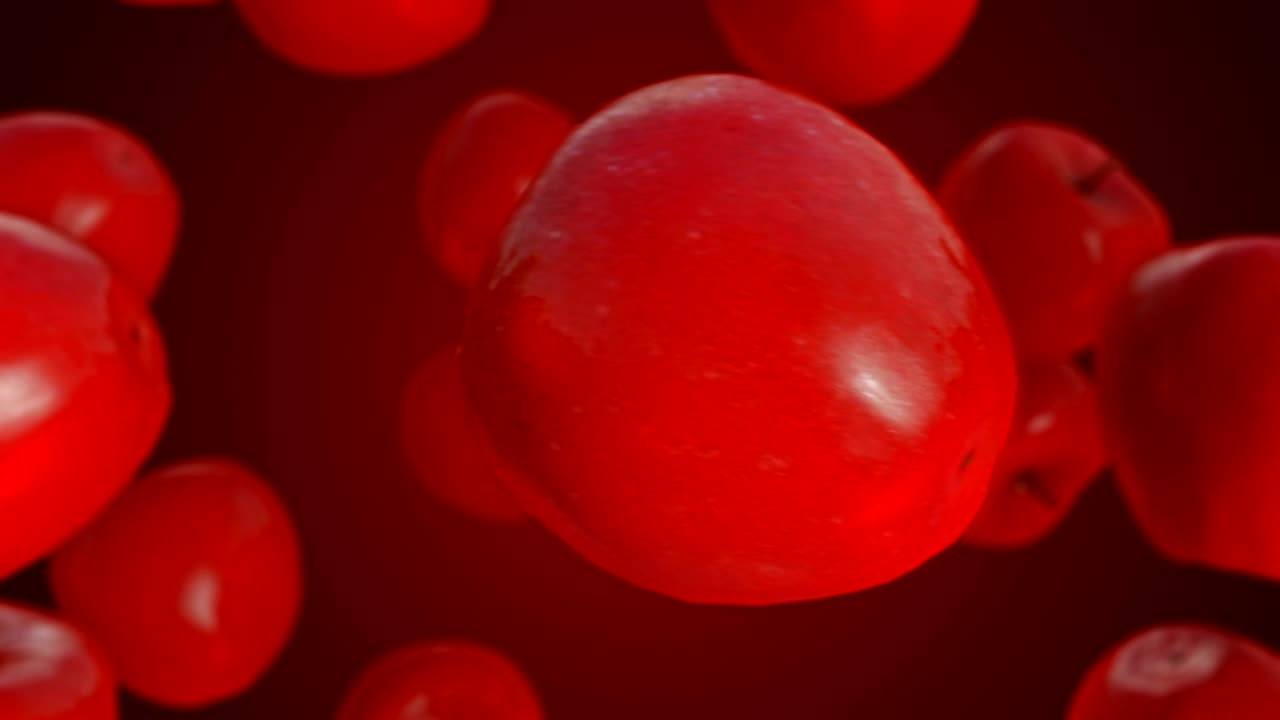 건강한 유기농 사과 회전 및 전환과 루마 매트 알파 채널 - 원활한 루프 - 스 비디오