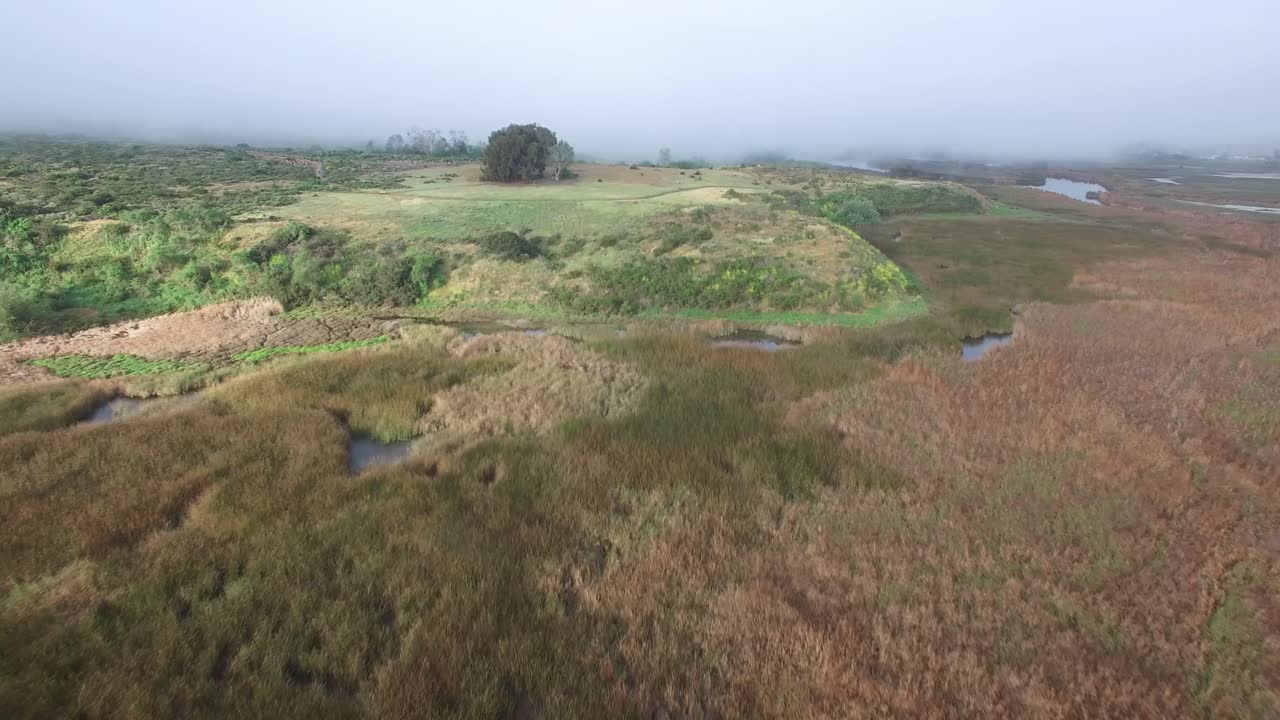 una antena sobre un estuario cerca de la costa norte de san diego california 1