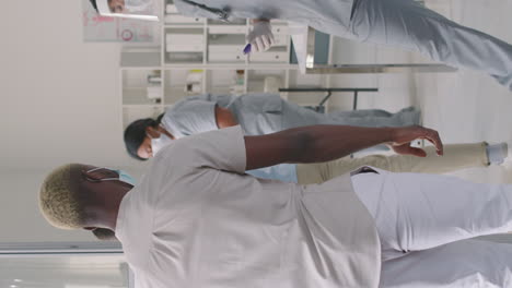 contactless temperature measurement at hospital