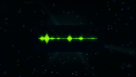 abstract sound wave visualizer