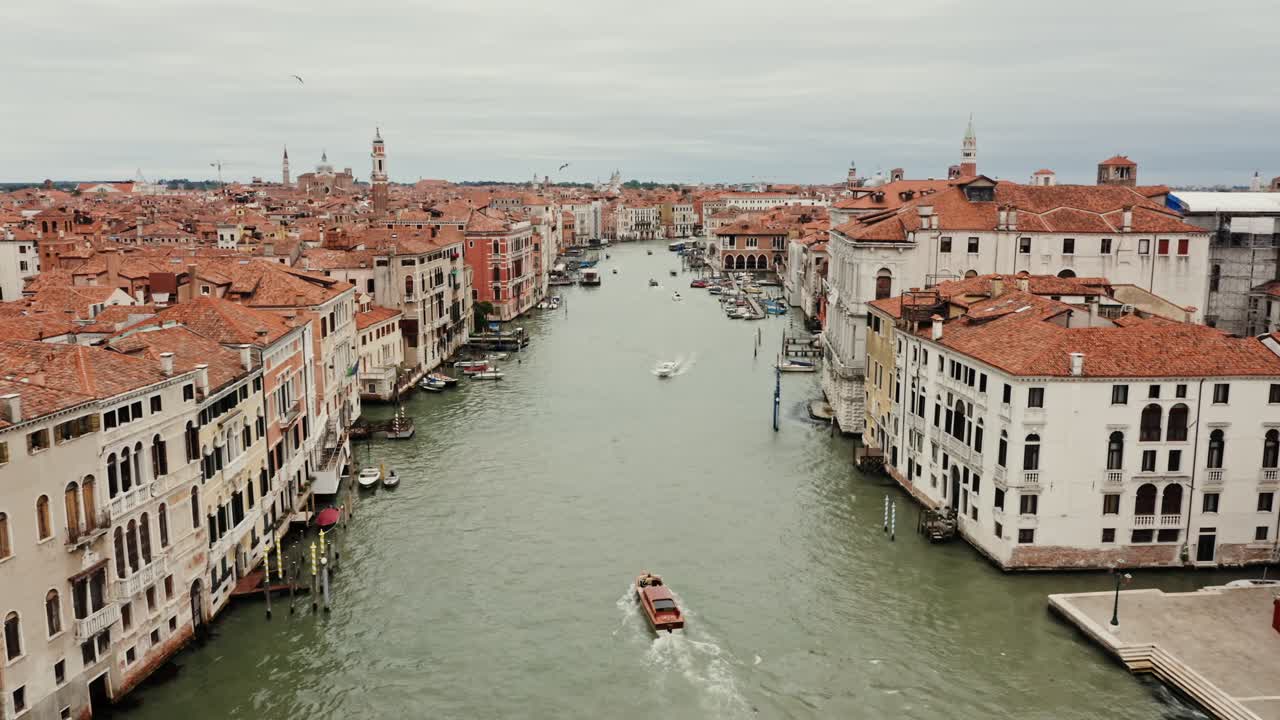 이탈리아 베네치아 의 그란데 운하 의 공중 사진