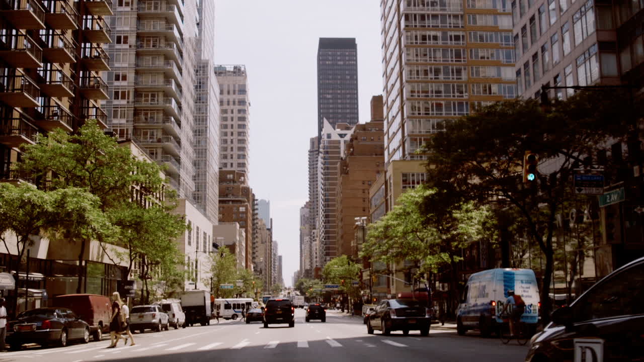 City Street Scene in New York City