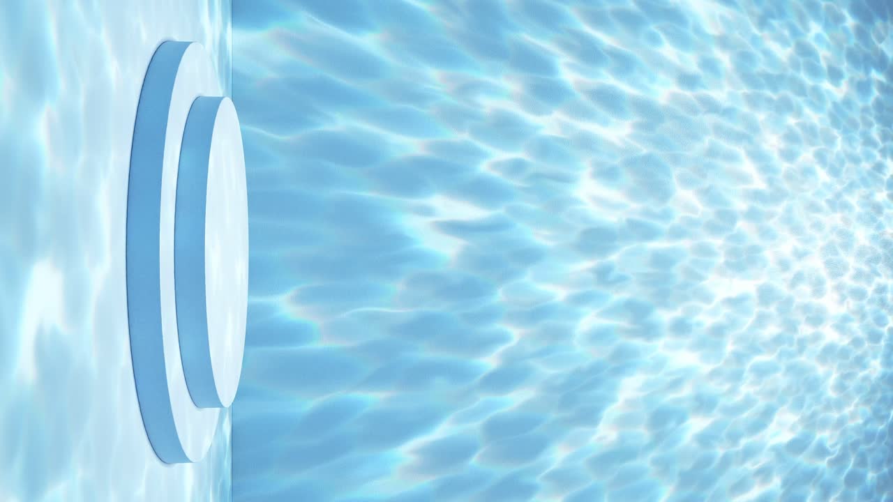 중앙 플랫폼 수직으로 에테르 녹색 파동 배경