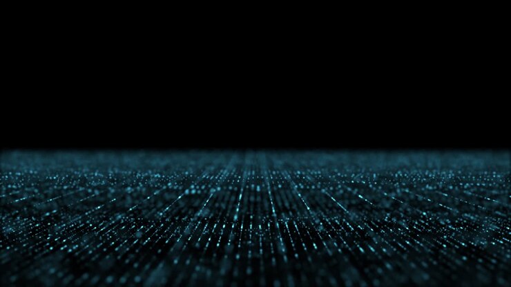 Futuristic Matrix Cyber Environment
