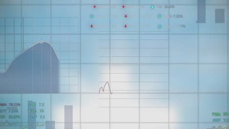 Animación-Del-Procesamiento-De-Datos-Estadísticos-Y-Bursátiles-Contra-Las-Nubes-En-El-Cielo